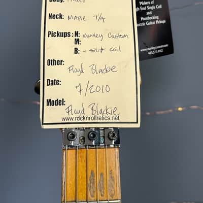 2010 Rock N Roll Relics "Floyd Blackie" (S-Style) | Heavy Relic | Nunley Custom Pickups | Rare 7.25” Radius | w/ OHSC & Tags image 12
