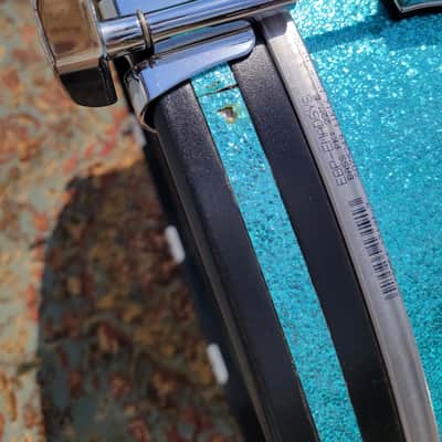 Fibes Austin-Era 16x22 Bass Drum 6-Ply Jasper Shell - Turquoise Sparkle W/ Bag (C013-43) image 7