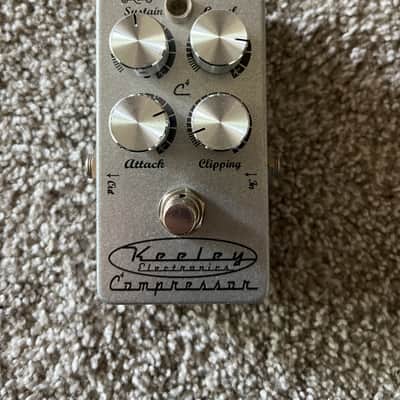 Keeley C4 4-Knob Compressor 2010s - Silver image 1