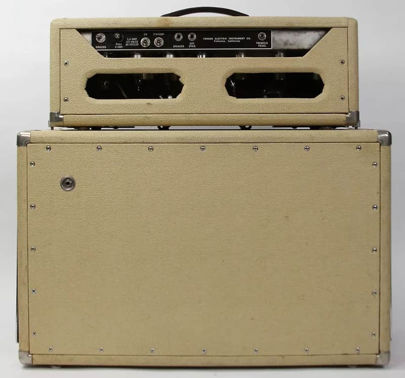 Fender Tremolux 6G9 30-Watt 1x10" Piggyback Guitar Amp 1960 image 2