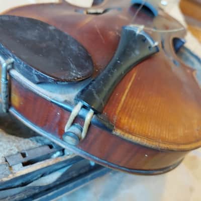 Antique Jacobus Stainer sized 4/4 violin, Austria 1695, Good, Repairs Needed image 17