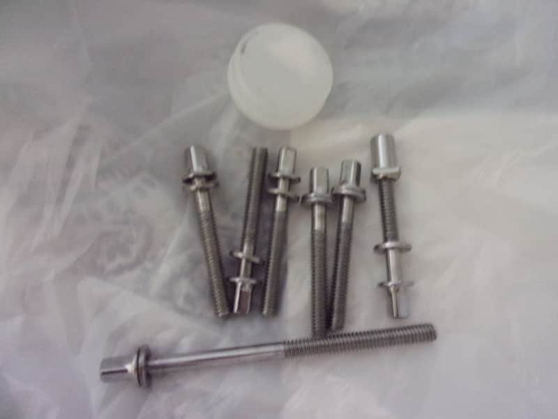 Gretsch Lot of NEW 6 x short Tom, 1 x 4.5" Bass Drum Tension Rod, 1 x Threaded Lug Insert + Free thread Grease from Catalina image 1