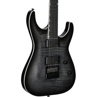 ESP LTD MH-1000 EverTune Electric Guitar, Charcoal Burst image 1