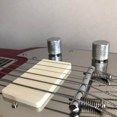 Rare Jedson Lap Steel - David Gilmour / Pink Floyd Specification with EMG Pickup - Dark Red image 10