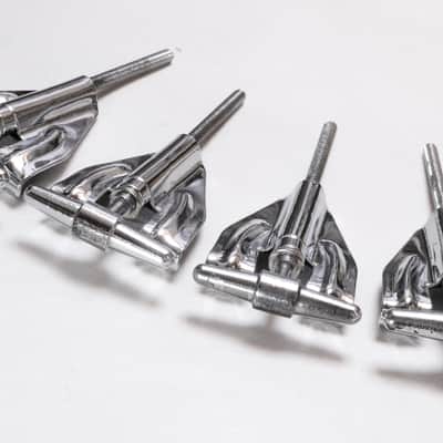 (4) Camco Bass Drum T-Rods with DW Camco-Style Claws - 1960s & 1990s / INSPECTED & TESTED image 3