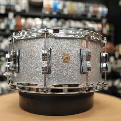 Ludwig Legacy Maple 6.5x14" Snare Drum (Silver Sparkle) image 1