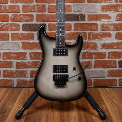 Charvel USA Custom Shop San Dimas Custom Trans White Black Burst 2015 w/OHSC image 4