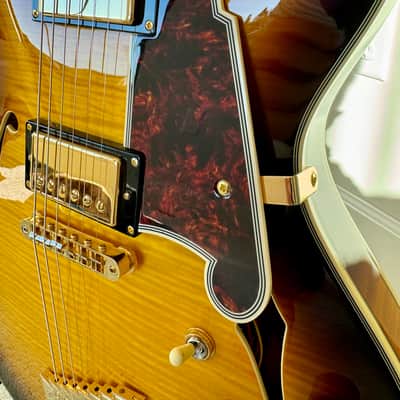 D'Angelico Excel EX-DC Semi-Hollow Vintage Sunburst image 7
