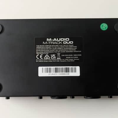 M-Audio M-Track Duo USB Audio Interface 2021 - Black image 3