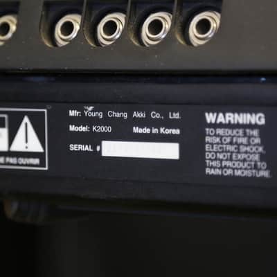 1990s Kurzweil K2000 Vintage Digital Workstation Synthesizer - Very Cool Project Synth! image 11