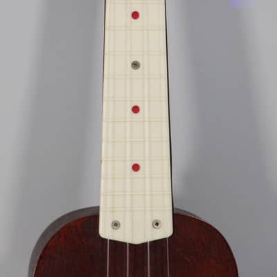 Vintage Harmony Silvertone Soprano Ukulele Palm Tree Stencil image 3