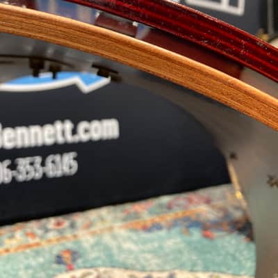 Vinnie Colaiuta's Yamaha 24"x16" Recording Custom Bass Drum Shell and Hoops Only.  Cherrywood Lacquer image 11