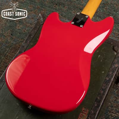 2010 Fender '69 Mustang Reissue Made in Japan - Red w/ Matching Headstock image 10