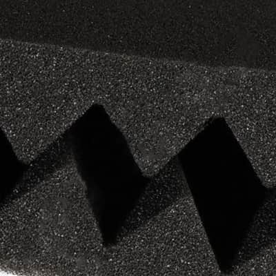 12-Pack Black & Gray Acoustic Foam Panels, 12" x 12" x 1" Sound Absorption Tiles for Studio Walls & Recording Spaces image 6