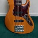Fender American Deluxe Jazz Bass V with Pau Ferro Fretboard 2004 - 2009 - Amber