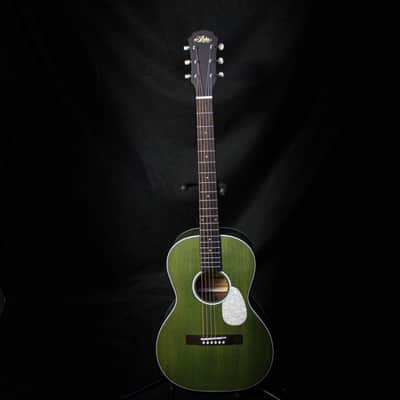 Aria Urban Player Parlor Acoustic Guitar - Green image 2