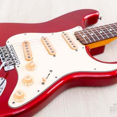 1992 Fender Stratocaster ‘62 Vintage Reissue ST62-53 Candy Apple Red 100% Original, Japan MIJ Fujigen image 6