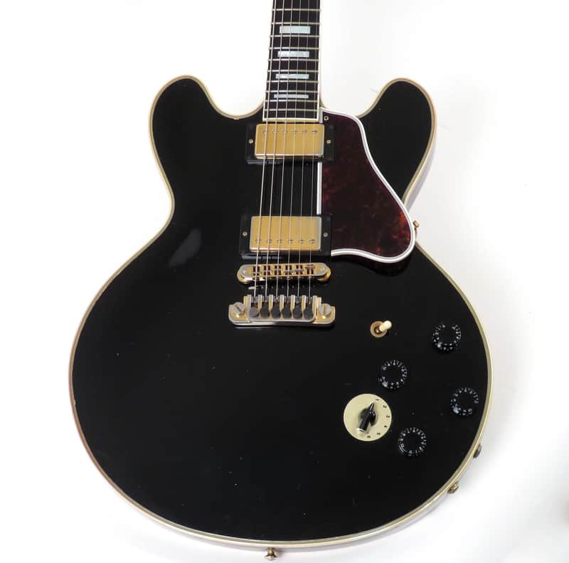 1999 Gibson BB King Lucille Signature Model - Ebony Finish - Varitone Switch - Original Case image 1