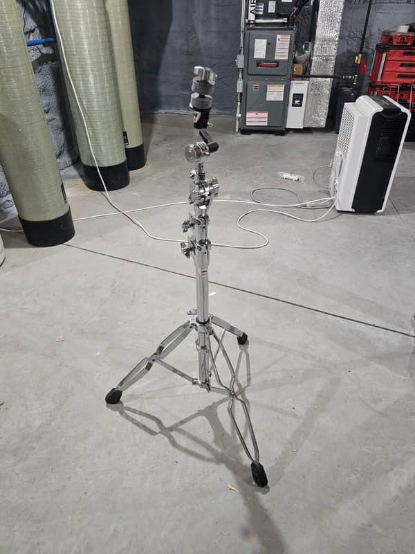DW DWCP9700 9000 Series Heavy Duty Double-braced Straight/Boom Cymbal Stand 2010s - Chrome image 1