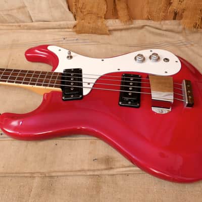 Mosrite Ventures Bass 1966 Red image 13