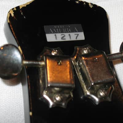 Jerry Jones Longhorn Bass 1992 - Left-Handed Black image 6