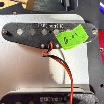 Fender Standard Stratocaster MIM Metallic Red Maple Neck Modified - Read Description 2004 image 15
