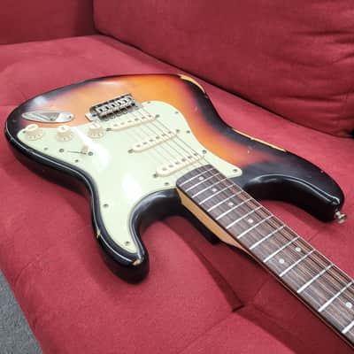 Mike Gee Kustoms Reliced S-Style 2012 - Three Color Sunburst image 11