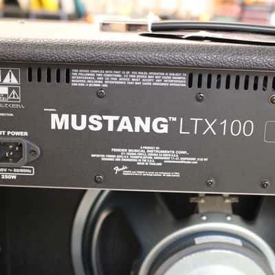 Fender Mustang LTX100 100-Watt 1x12" Digital Modeling Guitar Combo Black image 6
