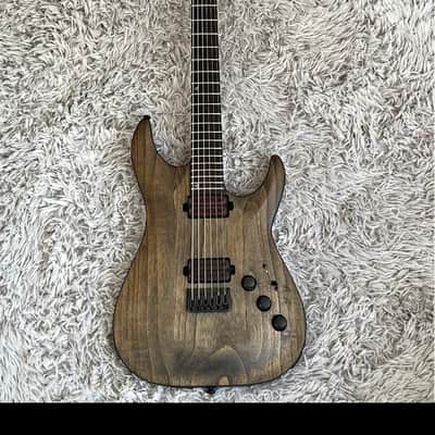 Schecter C-1 Schecter C-1 EX Apocalypse Rusty Grey Baritone 6 String Guitar Discontinued 2 - Excellent image 1