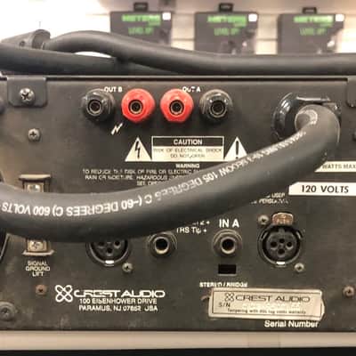Crest Audio CA12 2200-Watt Power Amplifier 2000s - Black image 7