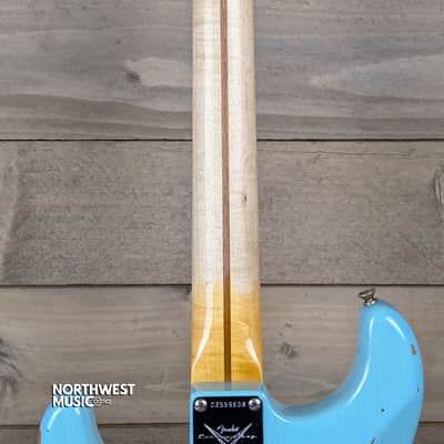 2022 Fender Custom Shop '59 Stratocaster Daphne Blue Heavy Relic image 7