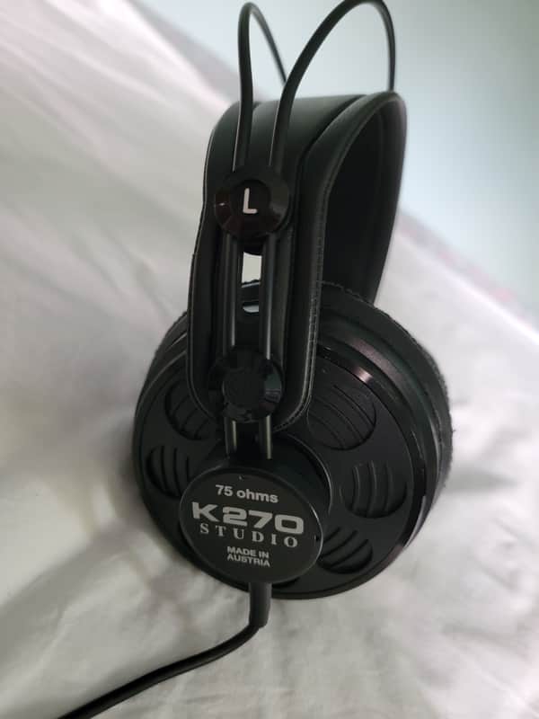 AKG K270 Studio Headphones 2002 Black image 1