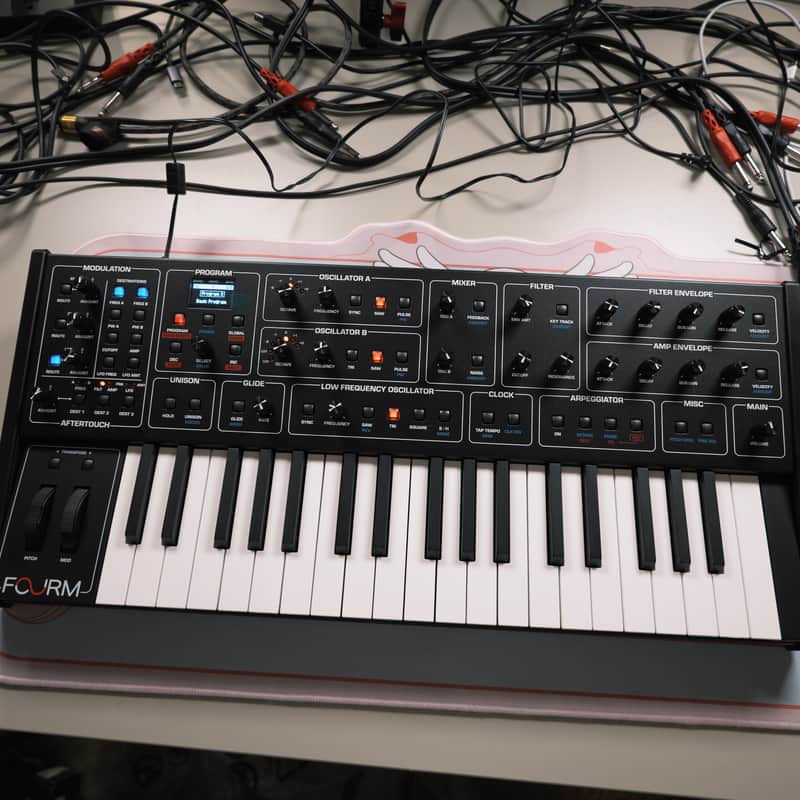 Sequential Fourm 37-Key 4-Voice Polyphonic Synthesizer 2025 - Present - Black image 1