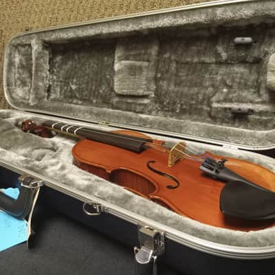 Detroit Violin Company Black Mountain 3/4 Violin serial 456114 - Natural image 1