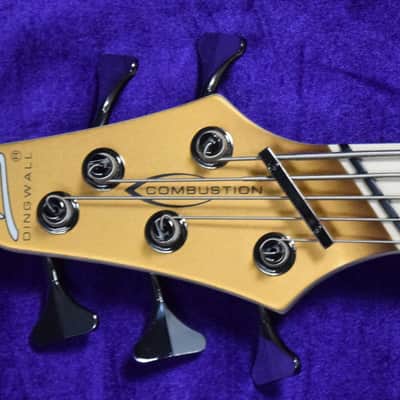 Dingwall NG-3 5 String LEFTY, Matte Gold Metallic / Maple *In Stock! image 3