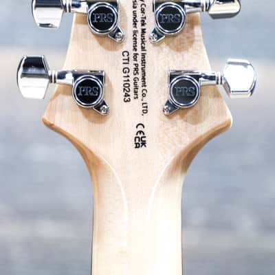 PRS SE Custom 24 Burled Ash Limited Edition Natural Electric Guitar w/Bag #G110243 image 6