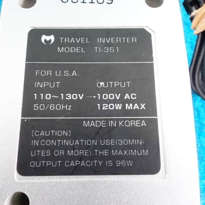 Kashimura TI-351 Step Down Transformer 110-130V to 100V 120w max - K033 image 6