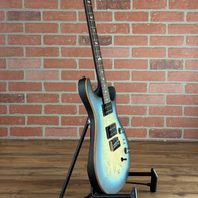 PRS SE Custom 24-08 Exotic Electric Guitar - Lake Blue Midnight Burst image 8