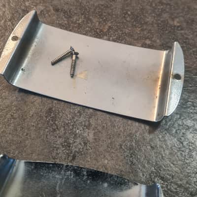 Vintage 1962 Original Fender Precision bass ashtray bridge & pickup covers 1961 1963 1964 1965 1966 image 6