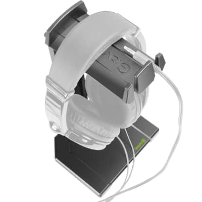 Gravity GHPHTT01B Table-Top DJ Studio Headphones Stand image 2