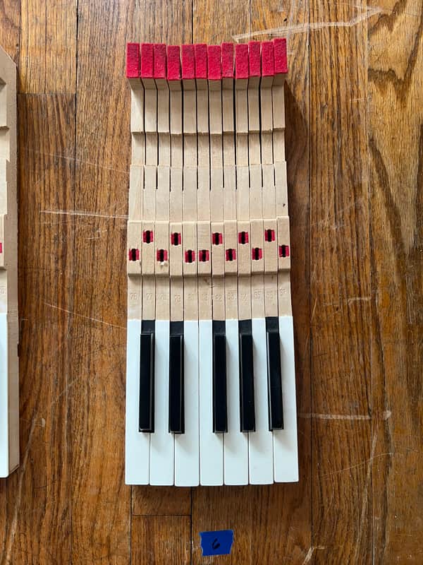 Fender Rhodes REPLACEMENT KEYS, 1 octave (1974) (listing 6 of 7) image 1