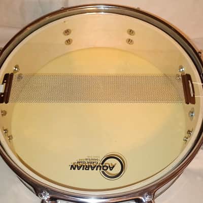 MARTIAL PERCUSSION PICCOLO SNARE DRUM WHITE PEARL OYSTER - 13x3.5" 8L - FREE SHIP TO C-USA! image 9