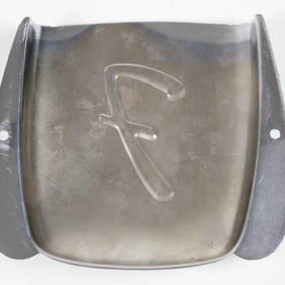 1972 Vintage Fender Jazz Bass Ash Tray Bridge COVER (1960s-1970s) Chrome USA image 6