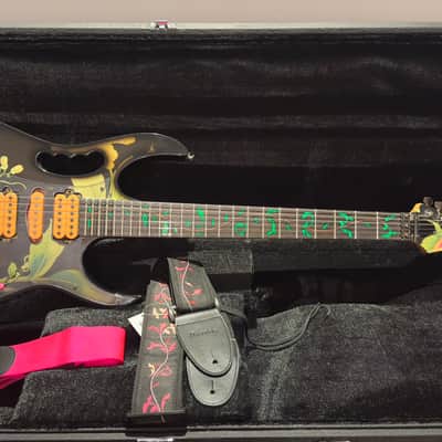 Ibanez JEM77-FP Steve Vai Signature - Black Floral Pattern image 18