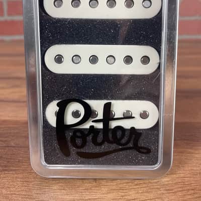 Porter Pickups Vintage Custom Stratocaster Single Coil Pickups (Set of 3) - Vintage White image 1