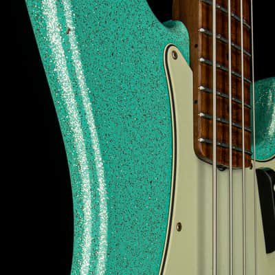 Fender Custom Shop Empire 58 Precision Bass Journeyman Relic - Aged Sea Foam Green Sparkle #88270 image 10