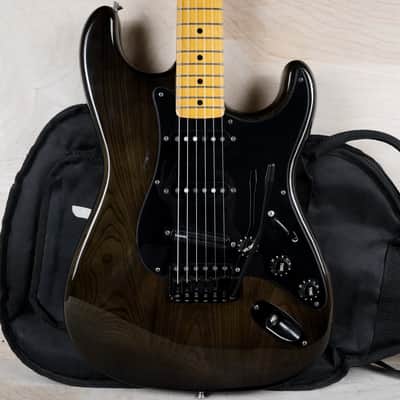 Fender Order Made ST-57 Stratocaster '57 Reissue MIJ 1991 Transparent Black w/ Matching Headstock Japan Fujigen HSS w/ Bag image 1