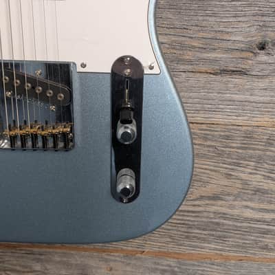 Used G&L 2023 Custom Shop ASAT Bluesboy - Ice Blue Metallic image 3