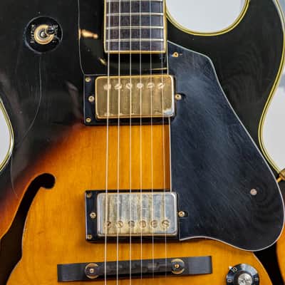 Daion DES-50YS Late 1970s - Yellow Sunburst - ES 175 Copy Archtop image 3