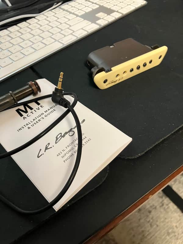 LR Baggs M1A Active Soundhole Pickup with Volume Control 2010s - White